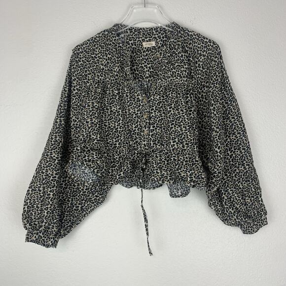 Anthropologie Tops - Pilcro Anthropologie‎ Shirt Womens XXS The Sidney Batwing blouse Cinched Waist
